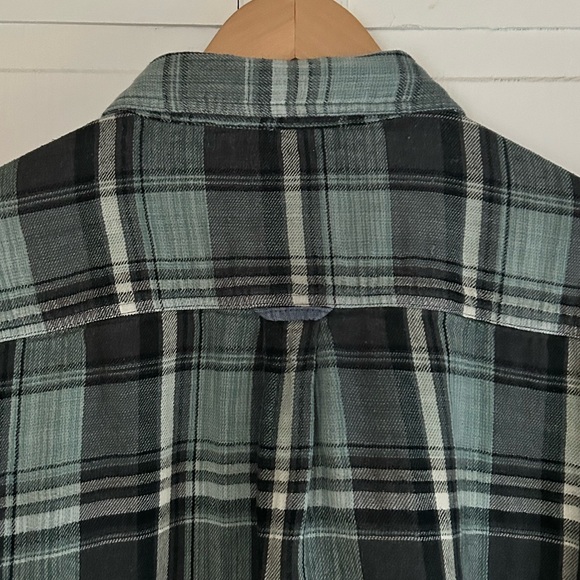 Carbon2Cobalt Mens Size XL Long Sleeve Plaid Button Down Flannel Shirt - Picture 11 of 12